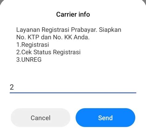Cek nomor registrasi telkomsel  Buka keypad pada ponsel